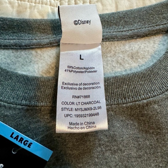 Disney Mickey Mouse Sweatshirt - NWT! - Picture 3 of 6